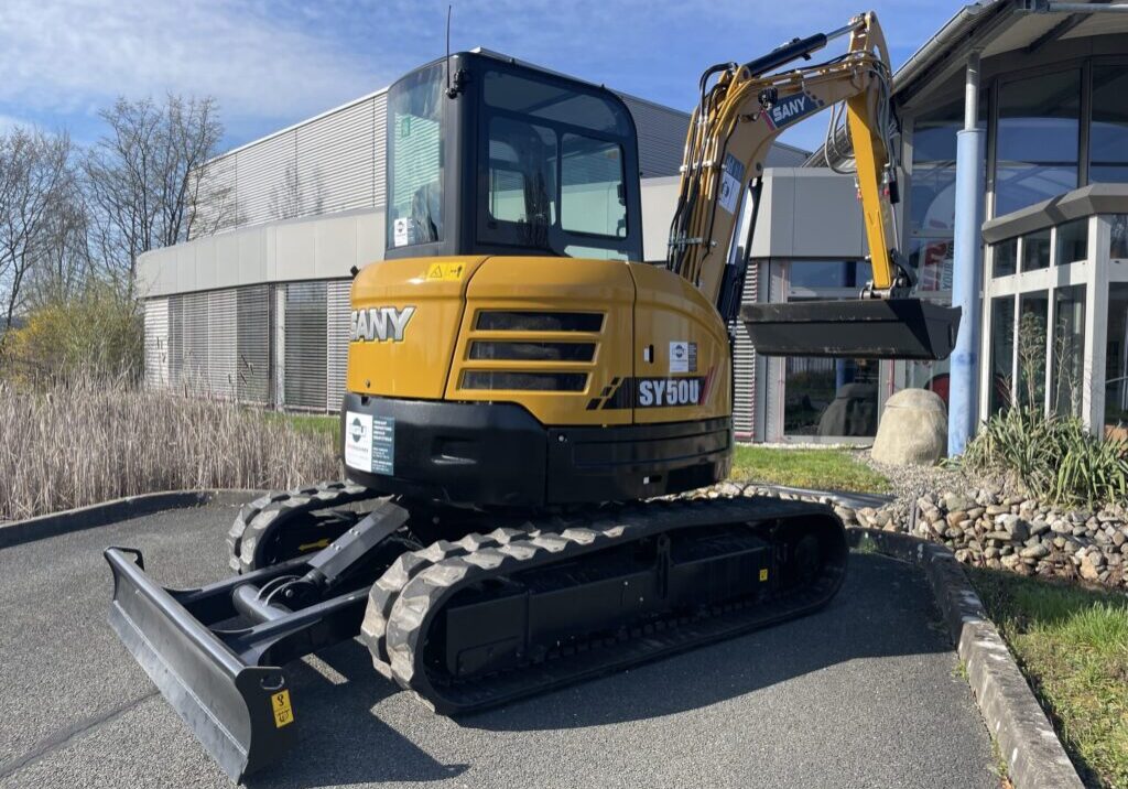 SANY SY50U Kurzheckbagger mit Kabine